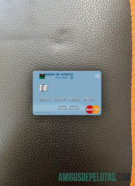 Frente Photolook do Madagascar Bank Of Africa Mastercard modelo